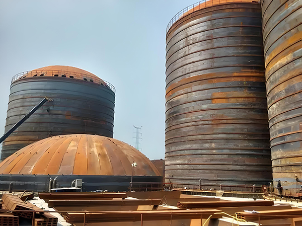 浑南焦粉钢板仓